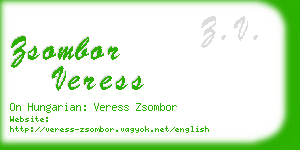 zsombor veress business card